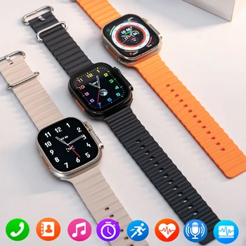 UUS Smart Watch T800 Ultra-Seeria 8 NFC Smartwatch Traadita Laadimise Bluetooth Kõne Mehed Naised Fitness Käevõru-HD-Ekraan