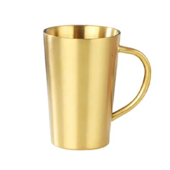 BPA Vaba Tõusis Kuld, Hõbe Kohvi Tassi Antibakteriaalne 304 Roostevabast Terasest Drinkware 380ml Luksus Mood Vee Tassi Kruus Kingitus J420