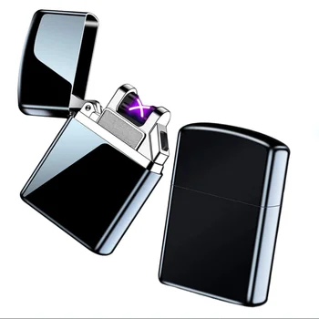 Uus Mini Metallist Elektroonilise Kergem Dual Plasma Arc USB Kergem Laetav Hingav Väljas Kaasaskantav Meeste Kingitus
