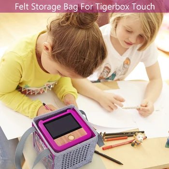Tundsin, Ladustamise Kott Tigermedia Tigerbox Touch Streaming Box, Music Box Lasteasutused Kaasaskantav kandekott jaoks Tiiger Mälukaartide Kott