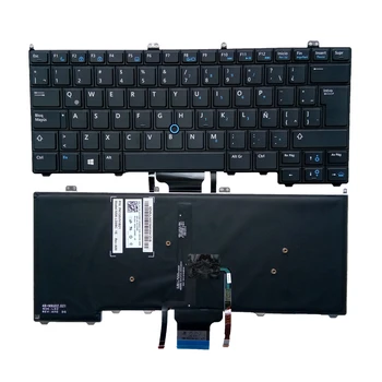 Trackpoint klaviatuuri taustvalgustus sülearvuti asendamine klaviatuurid LA ladina-hispaania DELL E7440 E7420 E7240 01TP8P 1TP8P NSK-LD0BC