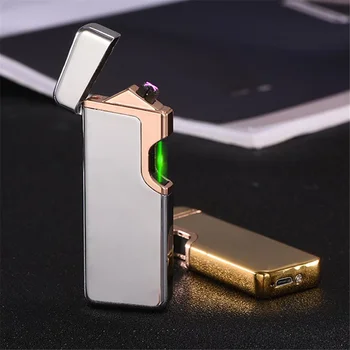 USB Plasma Topelt Arc Kergem Hingav Laser Flameless Süüde Metallist Elektroonilise Turbo Kergem Suitsetamist Tööriistad Meeste Vidinaid Kingitus