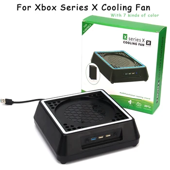 Xbox Seeria X mängukonsooli Jahutus Ventilaator Välise Soojuse Hajumise jahutussüsteemi 3 Kiirust Reguleeritav Jahuti 3 USB Porti