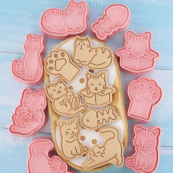 8Pc/set Cookie Kutter Tempel Kassi Kuju Hallituse Saia Küpsetamiseks Küpsised Loomade Joosta Kuningriigi Cookie-Tüüpi Kook Decor cookie cutters