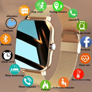 Smart Vaadata Meeste ja Naiste Täieliku Touch Sport Smartwatch Südame Löögisageduse Fitness Tracker Bluetooth Kõne Käekell P8 Pluss 2 GTS Watch+Kast