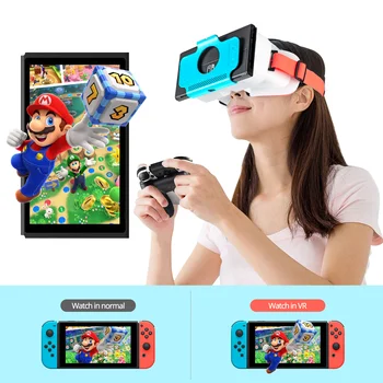 VR Peakomplekti, Nintendo Lüliti OLED vastutav Töötleja 3D VR Prillid Kasti Virtuaalne Reaalsus Kiiver Mäng Nintendo Lüliti Tarvikud
