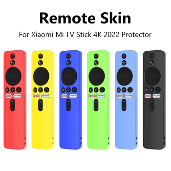 Y48 Silikoonist, Puldi puhul Xiaomi Mi TV Stick 4K 2022 Puldi Kate Anti-Tilk Anti-Slip Protector