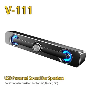 Rondaful USB Juhtmega Võimas Arvuti Kõlarite Baar Stereo, Subwoofer Bass Kõlariga Surround Sound Box PC Sülearvuti Telefon Tablett MP4