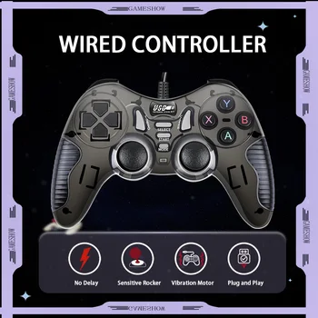 Wired Controller with Vibratsiooniga Mootor PC/Game Console/ Box TV Gamepad Hüper Baasi R1/C1/RB2 Juhtnuppu Konsooli Töötleja