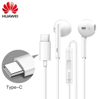 100%Originaal Huawei Klassikaline Kõrvaklapid CM33 In-ear Tüüpi-C Pistikud Peakomplekt, millel Kontrolli Stereo Huawei Telefonid Mate 10 20 Pro