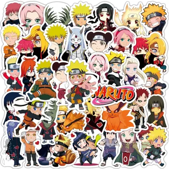 50 Naruto Anime Multikas Graffiti Teenetemärgi Mootorratta Sülearvuti Vee Tassi Käru Juhul Kirja Mobiiltelefoni Veekindel Kleebis