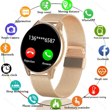 2022 Uus Bluetooth Helistamine Smart Watch Naised Mehed tervisespordi-Tracker Veekindel Smartwatch HD ekraan huawei Xiaomi Telefon+Kast