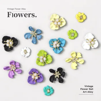 10TK Jaapan Mix 5 Värvid Värske Viie Lehe Lilled Spray Värvi Peal Mosaiigid, Sulam, Nail Art Kive Ehted Maniküür DIY Võlusid