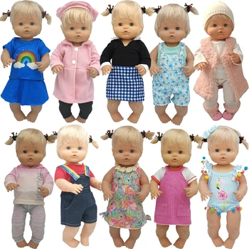 Nenuco Nukk Riided Ropa Y Su Hermanita 17 Tolline Uuestisündinud Baby Doll Mantel Mänguasjad Outwear
