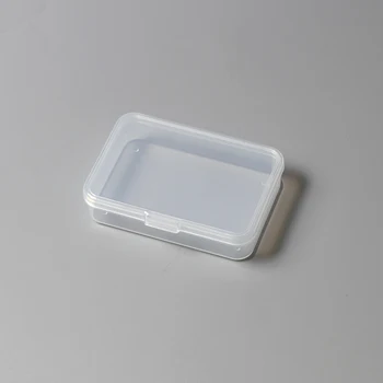 Väike Rectan Ladustamise Kasti söögi PP Läbipaistev Mini Juhul läbipaistvast Plastikust Töölaual Vähe varuosa Plastikust Pakendite Kastid