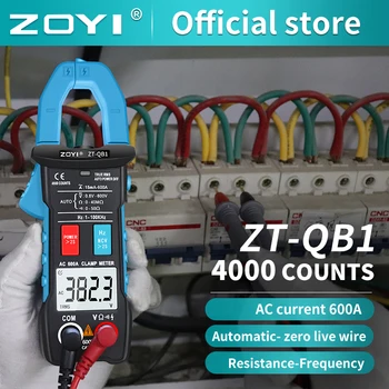 ZOYI ZT-QB1 Digital Bluetooth Multimeeter U-Arvesti 4000 Loota True RMS DC/AC Pinge Tester AC Praegune Hz Mahtuvus Oomi