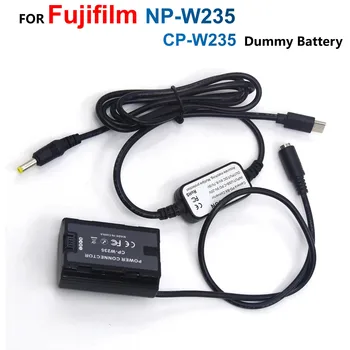 CP-W235 SM Koppel NP-W235 Dummy Aku, USB-C-Tüüpi USB-PD Converter, DC Kaabel Fujifilm X-T4 XT4 digitaalkaamerad