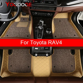 YOGOOGE Auto Põranda Matid Toyota RAV4 2005-2021 Aastat Suu Coche Tarvikud Auto Vaibad