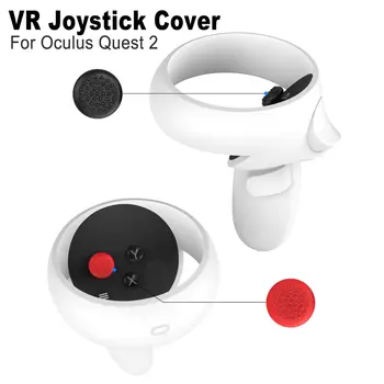 6TK Silikoonist Pehme Thumb Stick Grip Üpp Oculus Quest 2 Mõra S Juhtnuppu Kate VR Touch Töötleja Anti Slip Juhul Tarvikud
