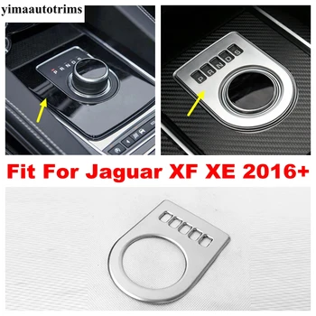 Matt ABS Car Center käiguvahetuse juhtpaneel Multimeedia Ekraan Raami Kate Kit Sisekujundus Tarvikud Jaguar XF XE 2016 - 2019