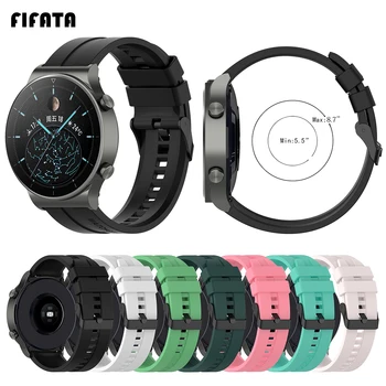 FIFATA 20 22MM Pehmest Silikoonist Smart Watch Bänd Huawei Vaadata GT 2 Pro/GT 2/GT 2e/Huami Amazfit 2 GTS/GTS/Bip/Piiripunkti U Kella Rihm