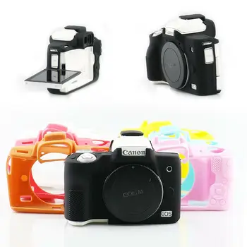 Pehmest Silikoonist Kaamera Puhul Protector Armor Nahk Kott Keha Cover Canon EOS M50
