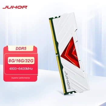 JUHOR Memoria Ram DDR5 Lauaarvuti RAM DDR5 8GB 16GB, 32GB 4800MHz 5200MHz 5600MHz 6000 6400MHz DIMM XMP Memoria Ram DDR5 jaoks Töölaual