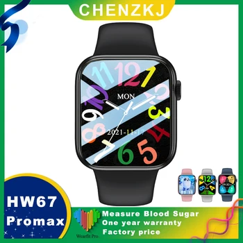 2022 Smart Watch HW67 Pro max 1.9 tolline NFC Hääl Assistent Bluetooth Kõne Südame Löögisageduse Monitor Smartwatch Mehed PK iwo Ultra W27