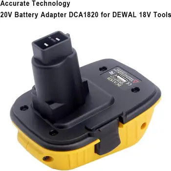 20V Aku Adapter DCA1820 jaoks Dewalt Tööriistad 18V Teisendada Kõik Dewalt Liitium Aku Converter kollane-uus