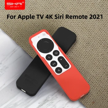 SIKAI Silikoon Remote Kaitsev Kest Apple TV 4K Siri Remote 2021 Remote Juhul Katta