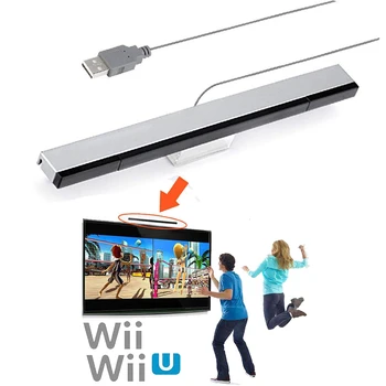 Sensor Bar USB Asendamine Kaugjuhtimisega TV Ray Wired Remote Sensor Bar Vastuvõtja Pooli Mängu Konsool Tarvikud Wii/Wii U