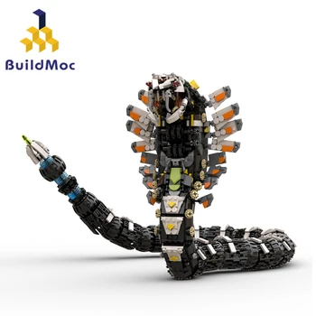 BuildMoc Horisont Slitherfang Monster Ehitusplokid Lääne-Null Dawn Vipersed Madu Metsaline, Tellised, Mänguasjad, Laste Sünnipäev Kingitused