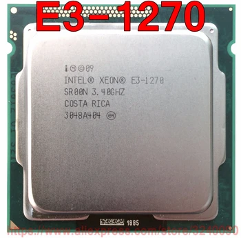 Algne PROTSESSOR Intel Xeon E3-1270 SR00N Protsessor 3.40 GHz 8M Quad-Core E3 1270 Socket 1155 tasuta kohaletoimetamine kiire laeva välja
