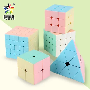 Yuxin Uus 3X3 4X4 Püramiid Roosa Seeria Kiirus Magic Cube 5X5 Magic Cube Kingitus Eelistatud Asukoht Mänguasjad