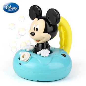 Disney Miki-Minni täisautomaatne mull masin automaatne muusika ja LED veekindlad mull relv mänguasjad partei lapsed kingitus