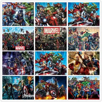 Disney 1000 Tükki Jigsaw Mõistatusi Täiskasvanutele Marvel Avengers Ameerika Kapten Lapsed, Haridus Mänguasjad, Mõistatusi Kõrge Raskusi