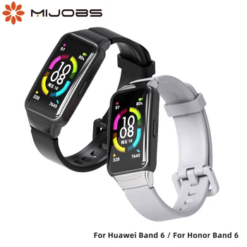 Au Band 6 Rihm Smart Watch Wristands Asendamine Vaadata Käevõru Huawei Band 6 Rihm Silikoonist Randme Vöö Tarvikud