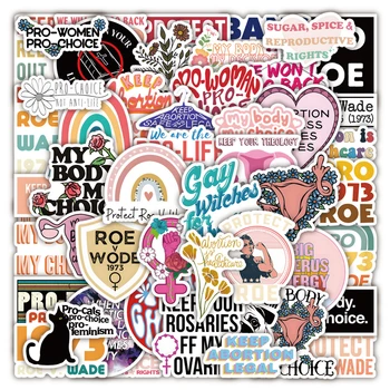 10/50 Tk Feminism Vastu Aborti Graffiti Kleebised Mootorratas Kaunistatud Seina Sülearvuti Küljest Konto Õhuke Veekindel Kleebised