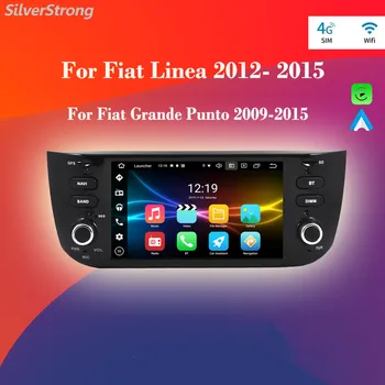 SilverStrong AutoRadio DSP Android11 Auto DVD Fiat Linea Grande Punto Multimeedia mängija optiono CARPLAY android auto