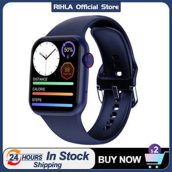 RIHLA Smart Watch Seeria 7 DT100 Pro MAX GPS Jälgida EKG PPG Bluetooth Kõne IP68 Veekindel 44MM Smartwatch PK Iwo 13 Pro W37 W46
