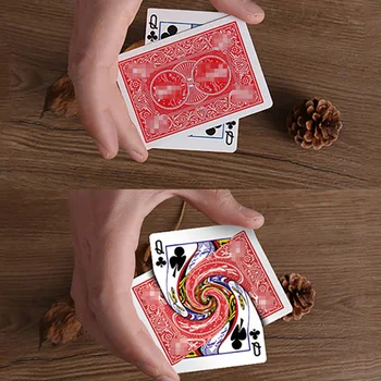 Segage Dan Harlan Magic Trikke Mustkunstnik lähedalt Street Illusioonid Trikk, Mentalism Mängib Kaart on Ühendatud Poker Muuta Magia