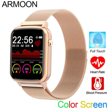 Smart Watch R25 Täis Touch Sport Käevõru Südame Löögisagedus, vererõhk Fitness Tracker Värv Mehed Naised Kutsuvad Android, IOS, mis Kell Bänd