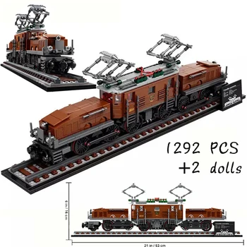 Uus DIY tehnoloogia ülim rongi 1292PCS ehitusplokid puzzle laste mänguasi kingitus