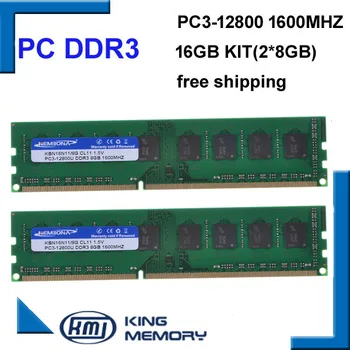 KEMBONA Tasuta Kohaletoimetamine Desktop 16gb DDR3 1600Mhz 16GB (Komplekti 2,2 X ddr3 8GB) PC3-12800 Brändi Uue töö longdimm desktop