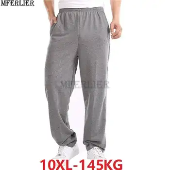 suur suurus 10XL 145kg kevadel, talvel, sügisel meeste casual spordi püksid elastsus stretch püksid suvel kodus püksid Pikad Püksid